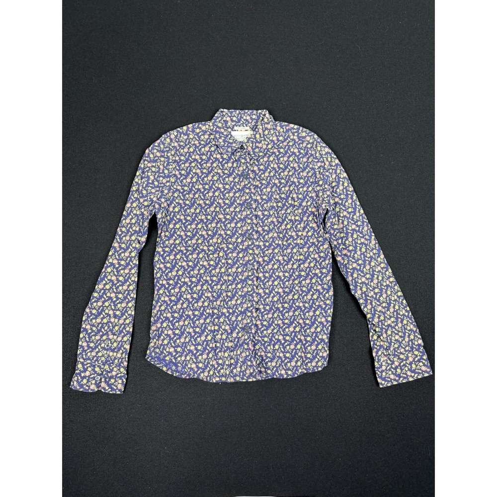 Vintage Denim & Supply Ralph Lauren RL Tomboy Floral Button Down Shirt Purple S